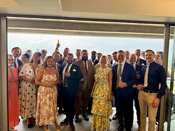 Content Ignite team at the races