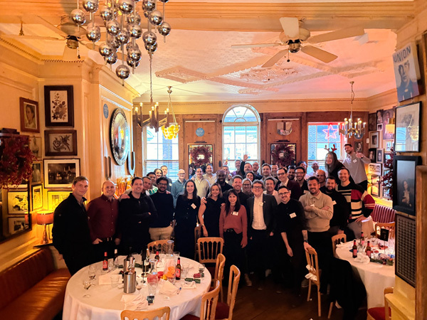 Content Ignite team at a festive party